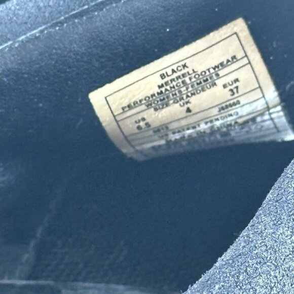 Merrell Black Suede Performance Footwear Clogs With Studded Details Womens - Picture 5 of 10